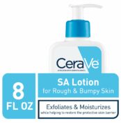 CeraVe SA Lotion for Rough & Bumpy Skin | Vitamin D, Hyaluronic Acid, Lactic Acid & Salicylic Acid Lotion | Fragrance Free & Allergy Tested | 8 Ounce Cheapest Price