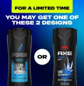 AXE Body Wash Phoenix 4 Count 12h Refreshing Scent Crushed Mint & Rosemary Men's Body Wash with 100% Plant-Based Moisturizers 16 oz Cheapest Price