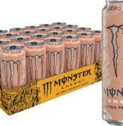 Monster Energy Ultra Peachy Keen, Sugar Free Energy Drink, 16 oz (Pack of 24) Best Price