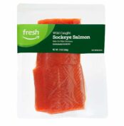 Fresh Brand – Wild Caught Sockeye Salmon Skin-On Fillet Portions, 12 oz, Sustainably Sourced (Previously Frozen) Best Price
