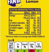 Fanta Lemon 330ml (Pack of 24) Cheapest Price