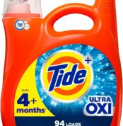 Tide Ultra Oxi Liquid Laundry Detergent 94 loads 146 fl oz HE Compatible Best Price
