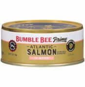 Bumble Bee Prime Atlantic Salmon, 5 oz Can - Premium Salmon - 24g Protein per Serving - Gluten Free & Kosher Best Price