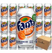 Fanta Orange Zero Soda, 12 Fl Oz Can (Pack of 18, Total of 216 Fl Oz) Best Price