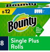 Bounty - Paper Towels - Select-A-Size Paper Towels - 9.49" x 19.02" x 10.98" - 19.02" x 10.98" x 9.49" - White Cheapest Price